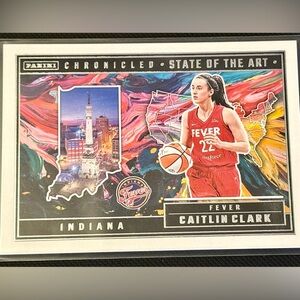 Caitlin Clark Basketball Card Panini Chronicled State Of The Art Indiana Fever